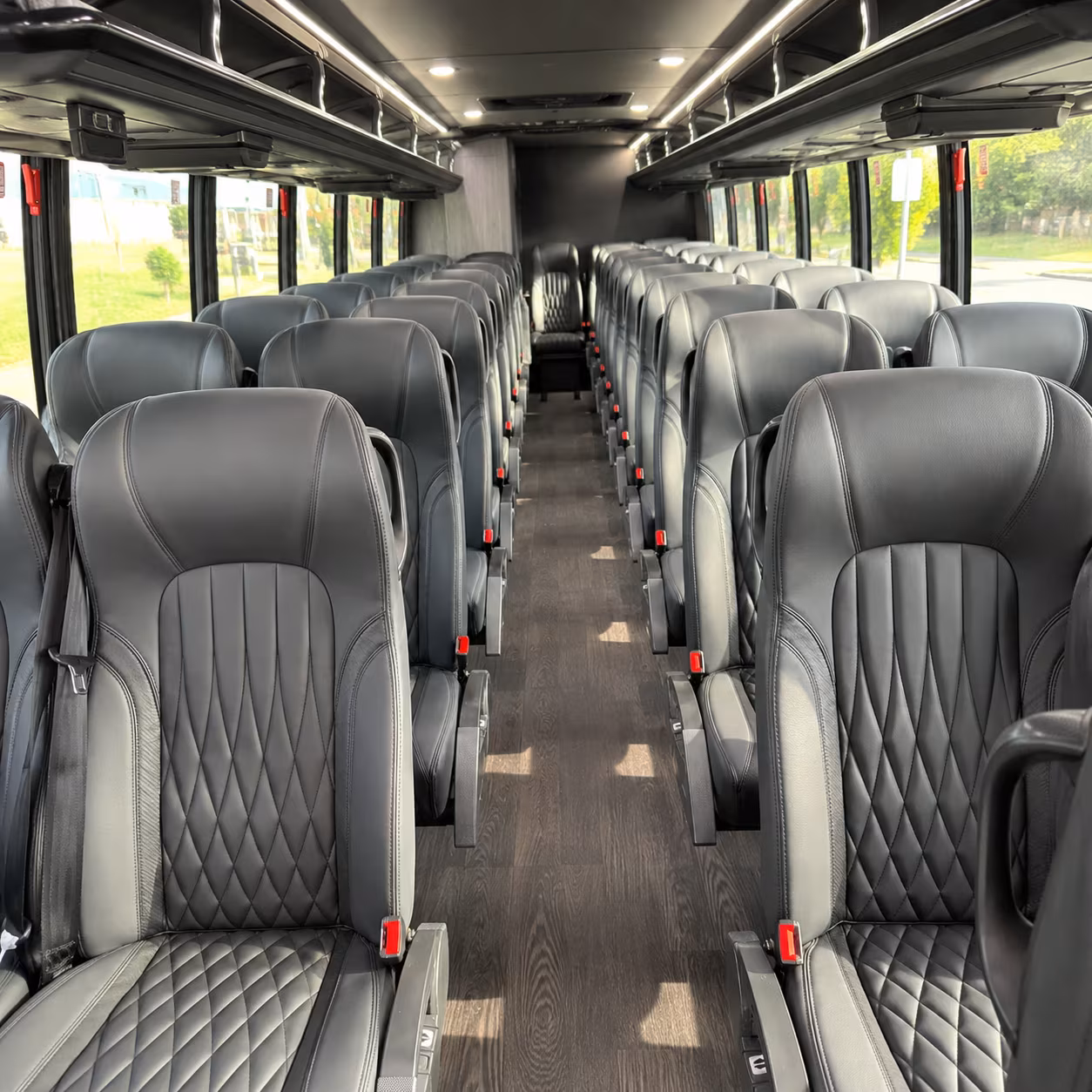 25 passenger minibus interior