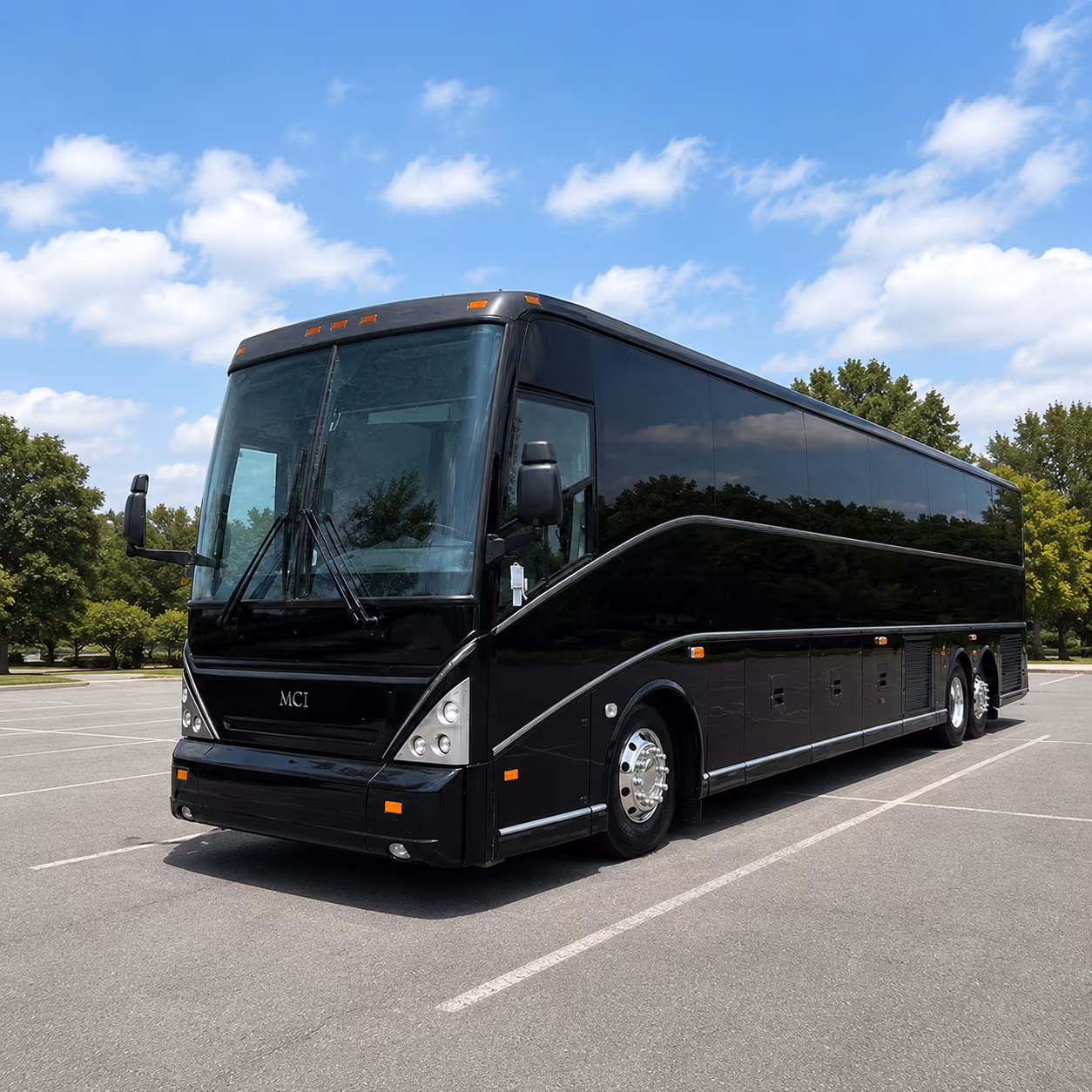 lancaster charter bus rental exterior