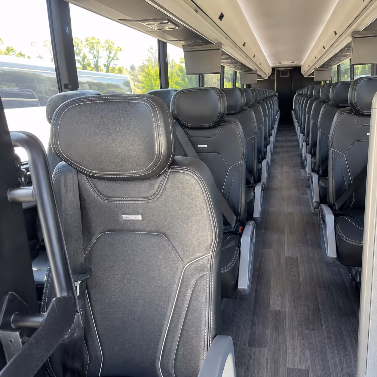 lancaster charter bus rental inside