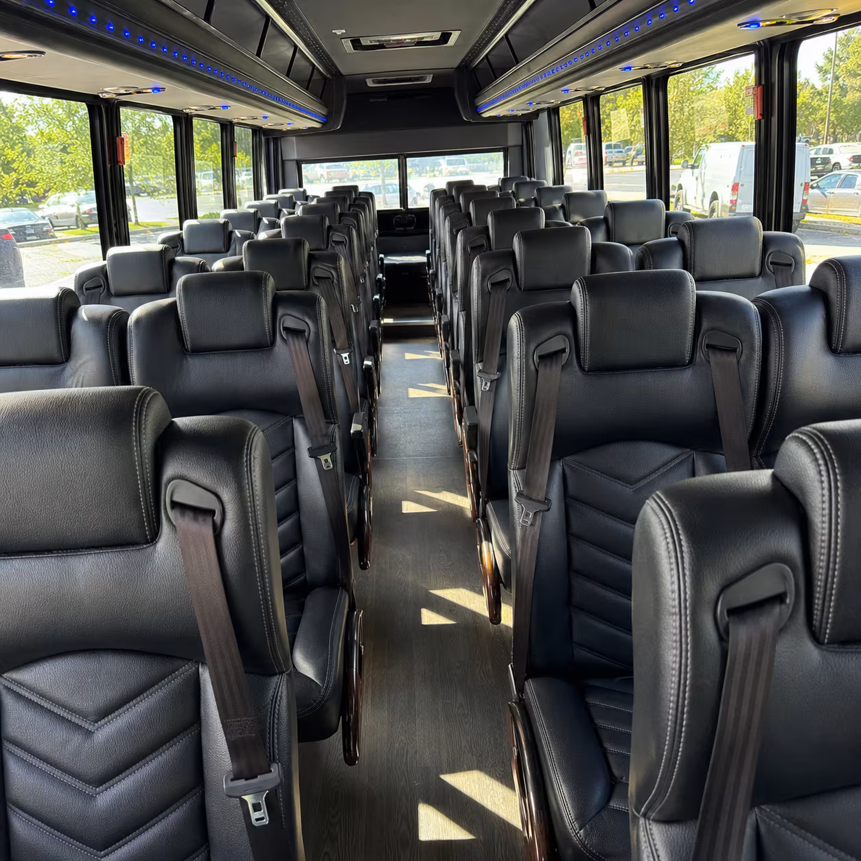 lancaster private event transportation onboard seating