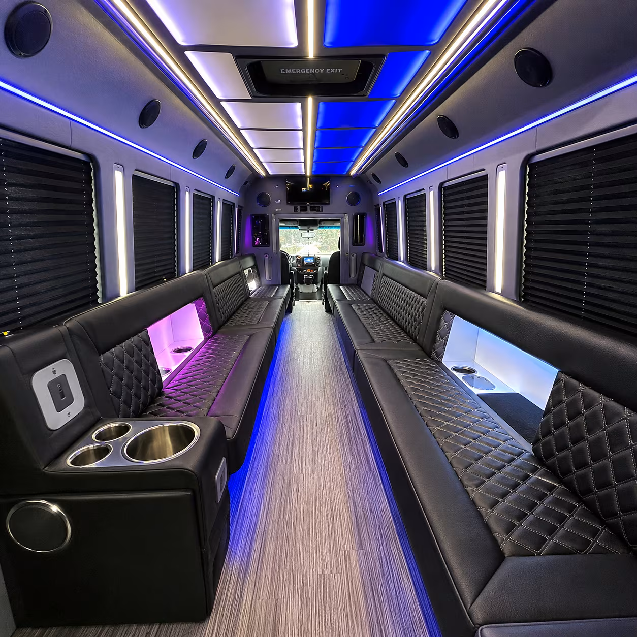 party bus interior